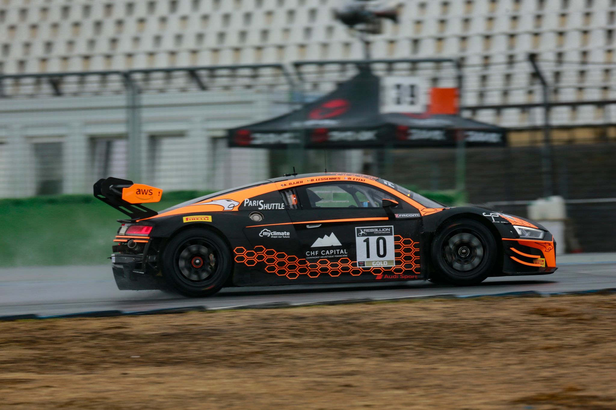 GTWC Europe, FP1 Hockenheim: Boutsen Racing #10 comanda con Audi sul bagnato