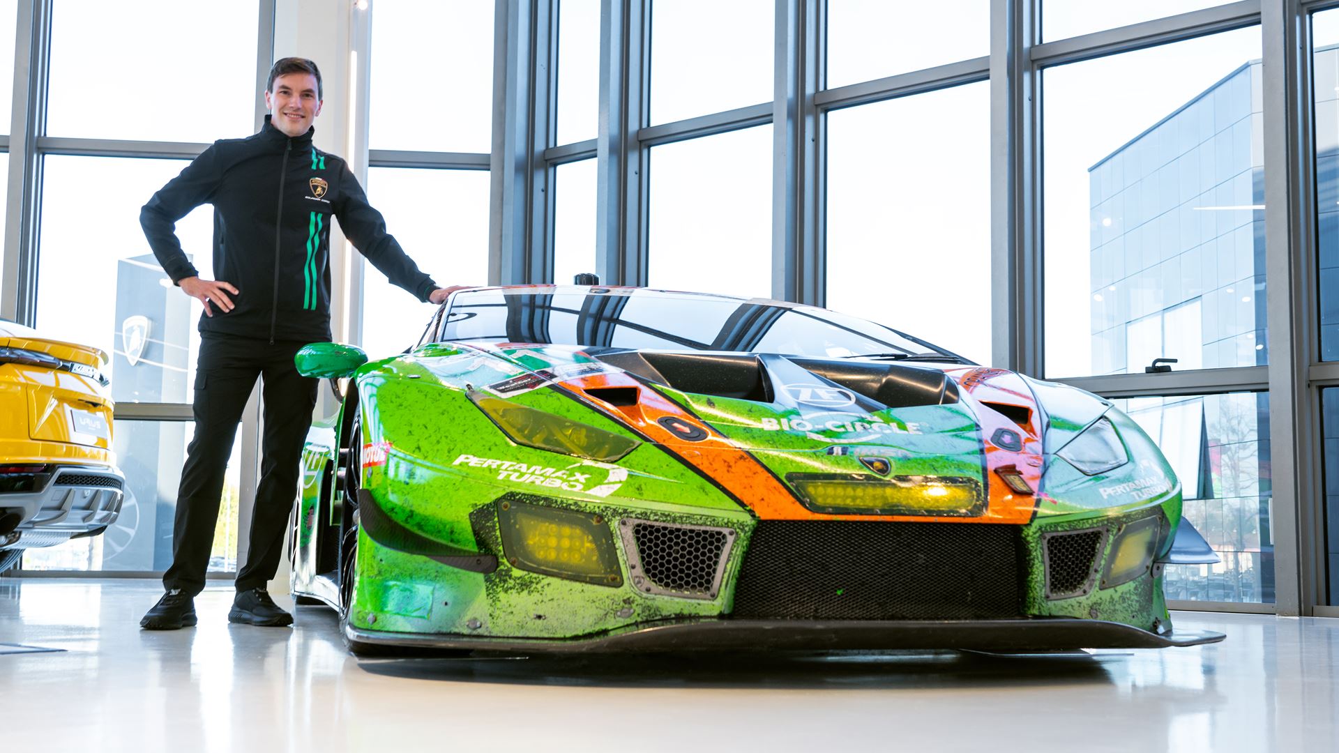 GT, Engelhart torna pilota Lamborghini