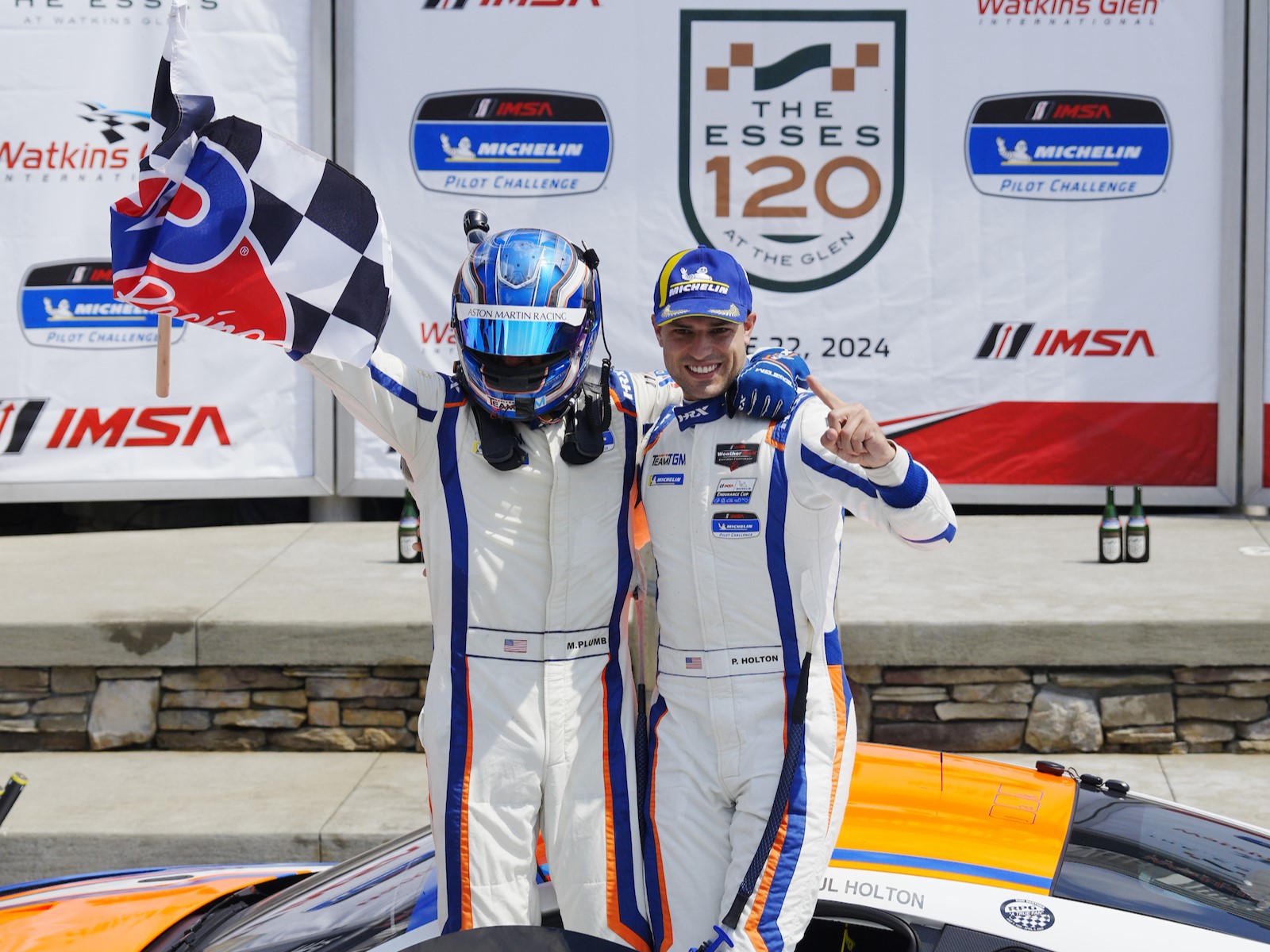 Watkins Glen: Team TGM Aston Martin #46 vince ed allunga in classifica